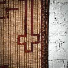 Load image into Gallery viewer, African Woven Palm & Leather Natural Fiber