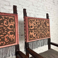 Load image into Gallery viewer, Pair of 17th C. Spanish Friar Armchairs