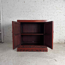 Load image into Gallery viewer, Chinese Red Lacquer Camphor Wood Cabinet
