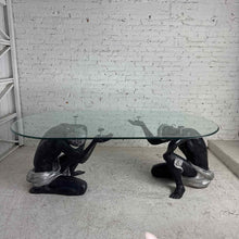 Load image into Gallery viewer, Hollywood Regency Figural Dining Table