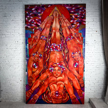 Load image into Gallery viewer, David Leonardo Surrealist Oil on Canvas Painting