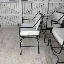 Load image into Gallery viewer, Set of 6 Italian Style Iron Garden Chairs