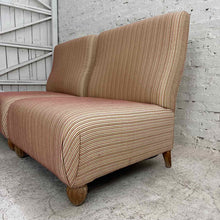 Load image into Gallery viewer, Pair of Transitional Stripped Slipper Chairs