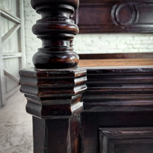 Load image into Gallery viewer, Four Poster Victorian Style Queen Wood Bed Frame