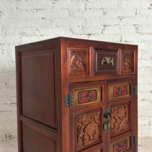 Load image into Gallery viewer, Chinese Accent Side Cabinet
