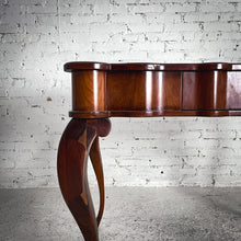 Load image into Gallery viewer, Chippendale Style Checkers Board Game Mahogany Game Table
