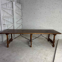 Load image into Gallery viewer, Spanish Colonial Style Wood & Iron Dining Table