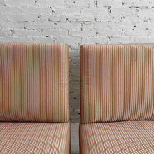 Load image into Gallery viewer, Pair of Transitional Stripped Slipper Chairs