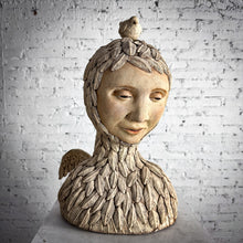 Load image into Gallery viewer, Kina Crow Whimsical Stoneware Sculpture