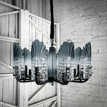 Load image into Gallery viewer, Chinese Style Smoked Crystal Chandelier