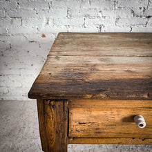 Load image into Gallery viewer, Antique Farmhouse Patina Pine Desk
