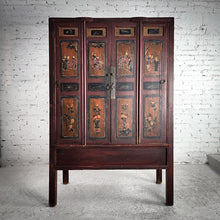 Load image into Gallery viewer, Chinoiserie Painted Storage Cabinet