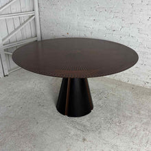 Load image into Gallery viewer, Sunburst Marquetry Pedestal Dining Table