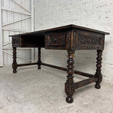 Load image into Gallery viewer, Spanish Revival Carved Wood Writing Desk