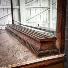 Load image into Gallery viewer, Neoclassical Revival Veneer Wood & Marble Mirrored Sideboard