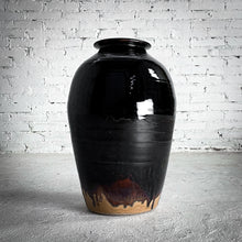 Load image into Gallery viewer, Large Hand Thrown Glazed Stoneware Vase