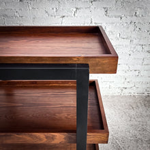 Load image into Gallery viewer, Modern Rolling Service Cart Bar Table