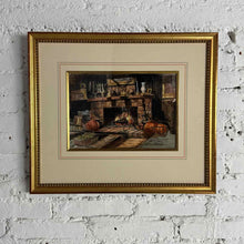 Load image into Gallery viewer, Harold H. "Hal" Sims Framed Watercolor Interior Painting