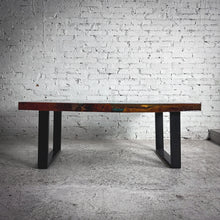 Load image into Gallery viewer, Modern Glossy Resin Wood Cocktail Table