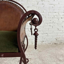 Load image into Gallery viewer, Spanish Colonial Iron Frame Armchair