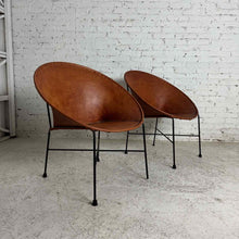 Load image into Gallery viewer, Set of 2 Artesan Pigskin Accent Chair