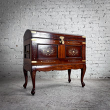 Load image into Gallery viewer, Camel Back Chinese Inlay Hardwood Stand Trunk