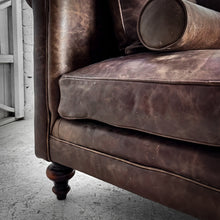 Load image into Gallery viewer, Transitional Leather Chaise