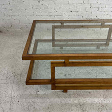 Load image into Gallery viewer, Hollywood Regency Gilt Fretwork Table