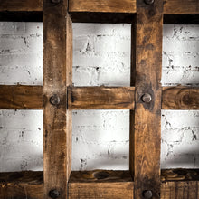 Load image into Gallery viewer, Antique Spanish Colonial Hardwood Grille Architectural Element