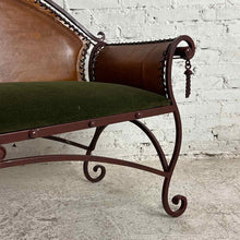 Load image into Gallery viewer, Spanish Colonial Iron Frame Settee