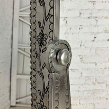 Load image into Gallery viewer, Mexican Punched Tin Swivel Floor Mirror