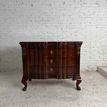 Load image into Gallery viewer, Baroque Revival Wood Serpentine Chest of Drawers