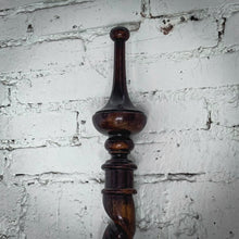 Load image into Gallery viewer, Evos Jacobean Queen Dark Hardwood Bed