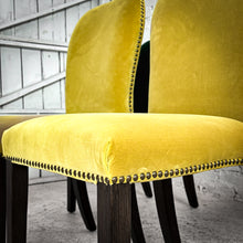 Load image into Gallery viewer, Set of 4 OKA Stafford Velvet Dining Chair