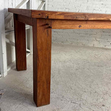 Load image into Gallery viewer, Rustic Hacienda Pegged Mesquite Dining Table