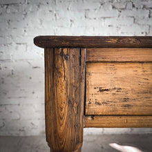 Load image into Gallery viewer, Antique Farmhouse Patina Pine Desk