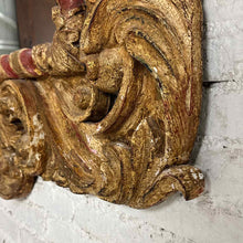 Load image into Gallery viewer, Spanish Baroque Style Carved Wood Wall Mirror
