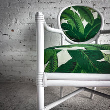 Load image into Gallery viewer, McGuire Palm Beach White Lacquer Cane Accent Chair