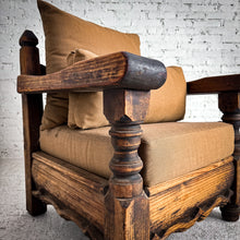 Load image into Gallery viewer, Set of 2 Hacienda Style Hardwood Armchair