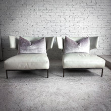 Load image into Gallery viewer, Set of 2 Erba Abbraccio Leather Lounge Chair