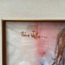 Load image into Gallery viewer, Mid Century Signed Paper Expressionist Art