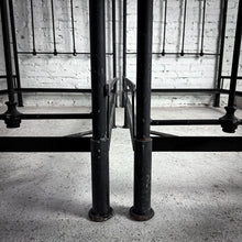 Load image into Gallery viewer, Set of 2 Regency Black Iron & Brass Twin Bed