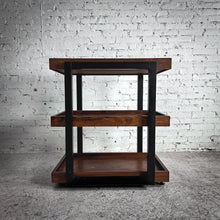 Load image into Gallery viewer, Modern Rolling Service Cart Bar Table