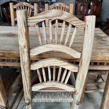 Load image into Gallery viewer, Mexican Weathered Wood Dining Set