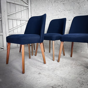Set of 4 Pettra Home Design Sunbrella Wood Dining Chair