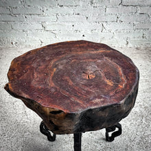 Load image into Gallery viewer, Live Edge Patina Hardwood Side Table