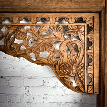 Load image into Gallery viewer, Indian Open Carved Teak Door Frame Architectural Element