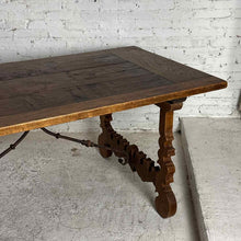 Load image into Gallery viewer, Spanish Colonial Style Wood & Iron Dining Table