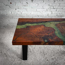 Load image into Gallery viewer, Modern Glossy Resin Wood Cocktail Table