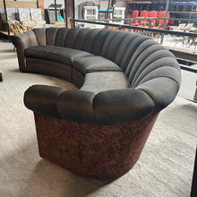 Load image into Gallery viewer, Curved 3-Piece Dupioni Sectional Sofa